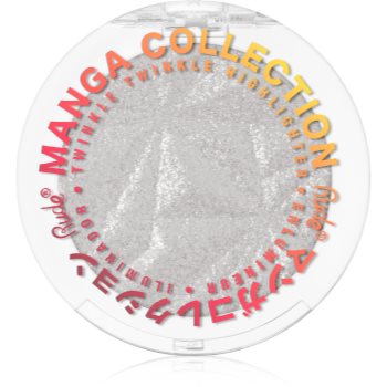 Rude Cosmetics Manga Collection Twinkle Twinkle Highlighter Pudra compacta ce ofera luminozitate - imagine 2